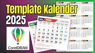 Template Kalender 2025 cdr [upl. by Kaspar318]