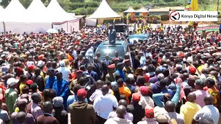 LIVE President Ruto returns Addressing Kiambu residents in Lari [upl. by Lisk118]