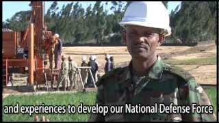 Seabees Drill Water Well in Ethiopia Build Security [upl. by Hazen694]