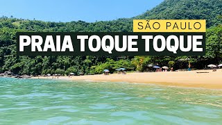 Praia TOQUE TOQUE GRANDE em SP Um PARAÍSO que pouca gente conhece [upl. by Nylirad]