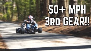 200cc Shifter Kart FIRST RIDE [upl. by Lowndes769]