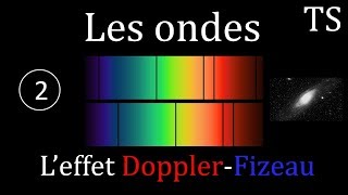 Comment repérer le mouvement des étoiles et des galaxies Effet DopplerFizeau vidéo 23 Ondes TS [upl. by Sewellyn]