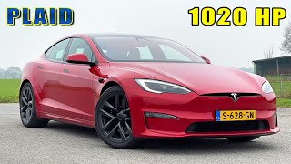 TESLA MODEL S PLAID REVIEW on AUTOBAHN NO SPEED LIMIT [upl. by Fausta]