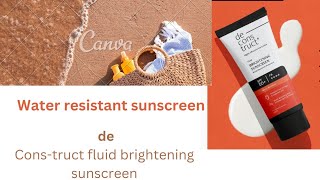 Benefits of deconstruct fluid brightening sunscreen reviewfluiddeconstruct brightening [upl. by Noissap]