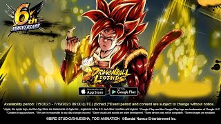 ULTRA SSJ4 Gogeta TRAILER  Dragon Ball Legends  6th Anniversary Character Reveals Edit [upl. by Onida]