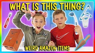 WHAT IS THIS  WEIRD AMAZON ITEMS  We Are The Davises [upl. by Elmina]