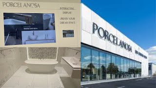 Bathroom amp Kitchen TilesDesign Collection at the PORCELANOSA Showroom UK 2022 [upl. by Atsilac]