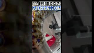 Titanium intercooler pipes wwwsupercruzescom customcars davesgarage cruzeculture supercruzes [upl. by Bainter]