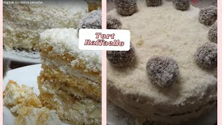 Tort RaffaelloPandispan cu fulgi de cocos si migdale cu crema ganache [upl. by Methuselah530]