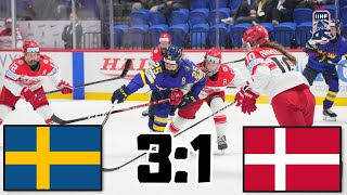 SVERIGE VS DANMARK VÄRLDSMÄSTERSKAP I DAMHOCKEY 2024 [upl. by Cacia]