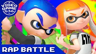 Splatoon Rap Battle Shooter vs Charger vs Roller  Video Game Rap Battle [upl. by Edlun]