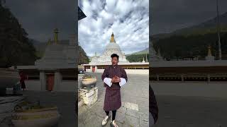 Chorten kora 🙏 trashiyangtse bhutantravel bhutanshort [upl. by Martinson]