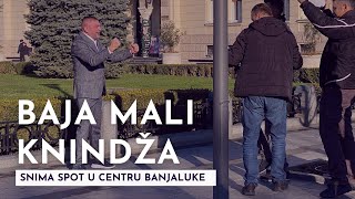 Baja Mali Knindža snima spot u centru Banjaluke [upl. by Nylime220]