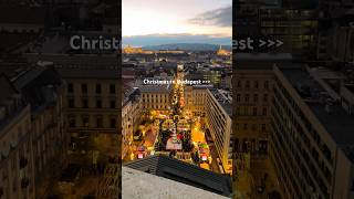 Karácsony Budapesten🎄 Christmas in Budapest Hungary best christmas markets [upl. by Hamo]