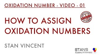 How to assign oxidation numbers  Redox Reactions [upl. by Morganstein517]