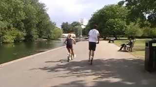 Kickbike in Regents Park [upl. by Nospmas286]