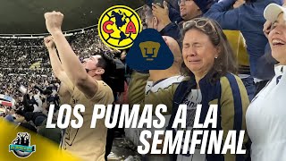 Color América vs Pumas Cuartos de Final 13  LOS PUMAS A LA SEMIFINAL  Callaron el Azteca [upl. by Victory]