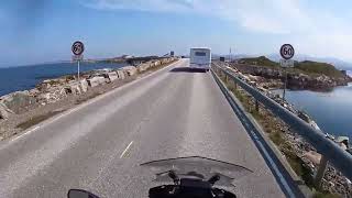 Riding the Atlanterhavsveien Atlantic Highway Norway [upl. by Manoop]