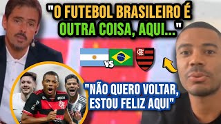 DE LA CRUZ CHOCOU IMPRENSA ARGENTINA FALANDO DO FUTEBOL BRASILEIRO E FLAMENGO  NEGOU VOLTA AO RIVER [upl. by Bertold]