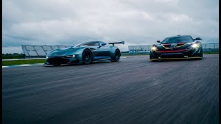 McLaren P1 GTR v Aston Martin Vulcan [upl. by Aerdnaek667]