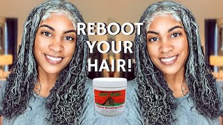 BENTONITE CLAY TREATMENT FOR NATURAL HAIR  DIY MASK FOR NATURAL HAIR  AZTEC INDIAN HEALING CLAY [upl. by Anagrom]