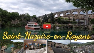 SaintNazaireenRoyans son aqueduc son église et son magnifique lavoir décoré [upl. by Hortense]