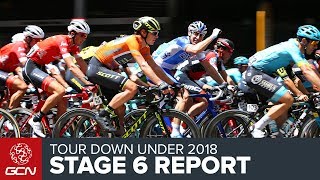 Tour Down Under 2018  Stage 6 Report [upl. by Llerrit891]