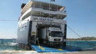 Apollon Hellas at Aegina  Water over the Ramp [upl. by Rolandson29]