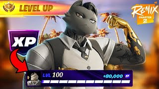 BEST Fortnite XP Map to LEVEL UP FAST in Chapter 2 Remix AFK XP GLITCH [upl. by Alrich]