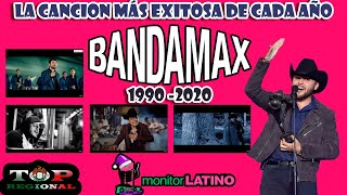 La Canción Más Exitosa de Cada Año Bandamax 1990  2020 [upl. by Seligman]