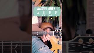 Wagon Wheel Guitar Tutorial No Capo  Wagon Wheel Guitar Lesson shorts [upl. by Ailliw]