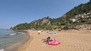 A walk on the Glyfada beach Corfu Greece [upl. by Auqenahs292]