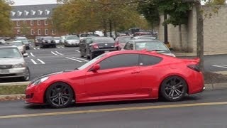 Hyundai Genesis 20 T TurboX Catback Revs and accelerations [upl. by Millwater]