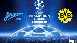 PES 2014 Champions League  ZENIT STPETERSBURG VS BORUSSIA DORTMUND [upl. by Tertius406]