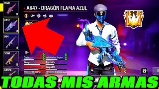 🔥MOSTRANDO MIS ARMAS VETERANOS FREE FIRE [upl. by Animehliw]