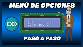 Como crear un menu lcd con arduino desde 0 MUY FÁCIL😉 [upl. by Nayb290]