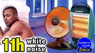 FALL ASLEEP INSTANTLY with this sound white noise special heater sound for sleeping 432 hz [upl. by Critta512]