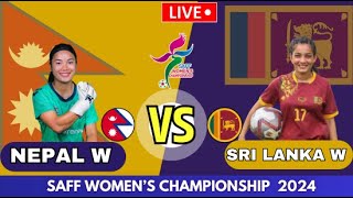 NEPAL VS SRI LANKA  SAFF WOMENS CHAMPIONSHIP 2024  NEP VS SRI PREMATCH ANALYSIS [upl. by Eniahpets33]