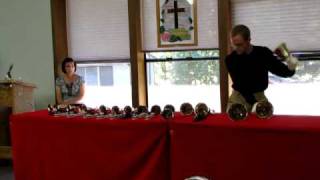 Handbell Solo  How Great Thou Art [upl. by Vincenty340]