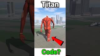 😱Big Titan Attack Cheat Code 🤯in Indian Bike Driving 3D Game l New Update in Indian Bike Driving 3D [upl. by Dollie]