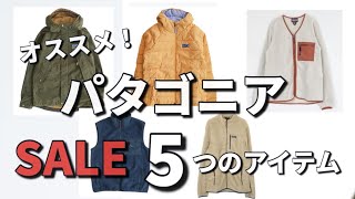 【パタゴニア】個人的オススメ！パタゴニアのSALEオススメ5選【SALE】 [upl. by Ecnerwal975]