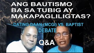 DATING DAAN NI ELI SORIANO DINUROG NG BAPTIST SA BAUTISMO SA TUBIG [upl. by Alakcim]