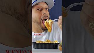 WENDYS POUTINE MUKBANG Wendys wendys poutine mukbang snoopyeats408 ytshorts fypシ゚viral [upl. by Val]