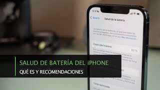 Cómo saber el estado y salud de la batería del iPhone [upl. by Tterag]