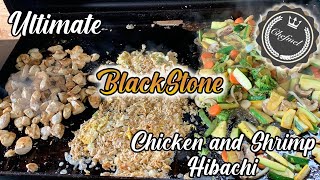 Ultimate Blackstone Griddle Chicken amp Shrimp Hibachi  The BEST Recipe [upl. by Clerissa622]