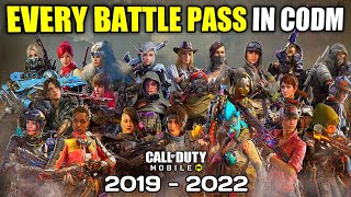 Battle Pass Evolution 2019  2022 3 Years Of Cod Mobile [upl. by Ziguard]