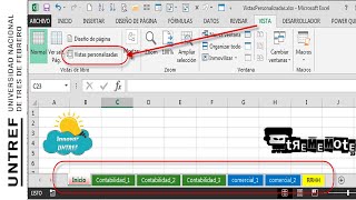 INFO II  EXCEL quotIMPRIMIR BLOQUES  VISTAS PERSONALIZADASquot [upl. by Gathers]