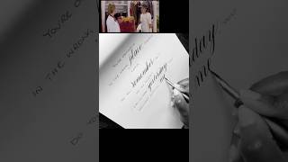 Pretty Woman  Big Mistake  Huge prettywoman juliaroberts movie calligraphy handwriting [upl. by Reynolds]