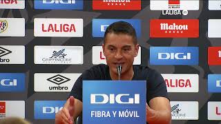 Rueda de prensa Rayo Vallecano vs RCD Mallorca [upl. by Burwell]