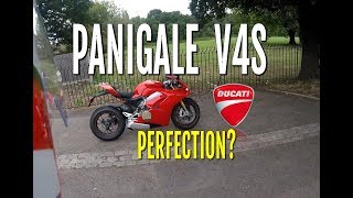 Ducati Panigale V4S  Review and Full Ride  Is it Perfection [upl. by Leveroni]